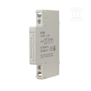 EATON Styk pomocniczy, 6A, 2NO CRA620