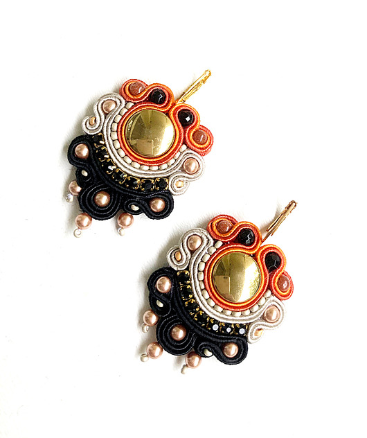 Sutaszowe kolczyki ESPINHO