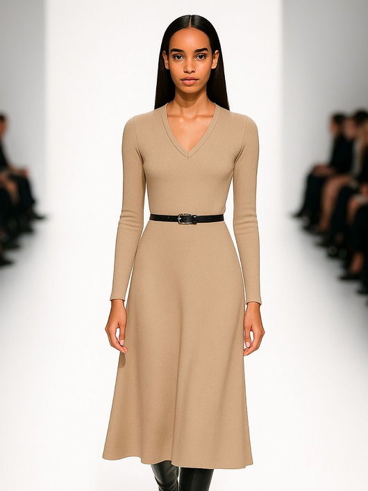 Sukienka beżowa YY300041