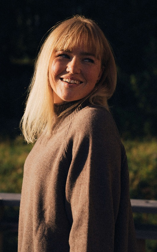 IRBIS Mokka Wełniany Sweter Oversize z Golfem 100% Wełny Merino RWS