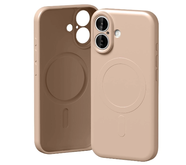 Mercury Semi-Silicone MagSafe do iPhone 17 różowo-piaskowy