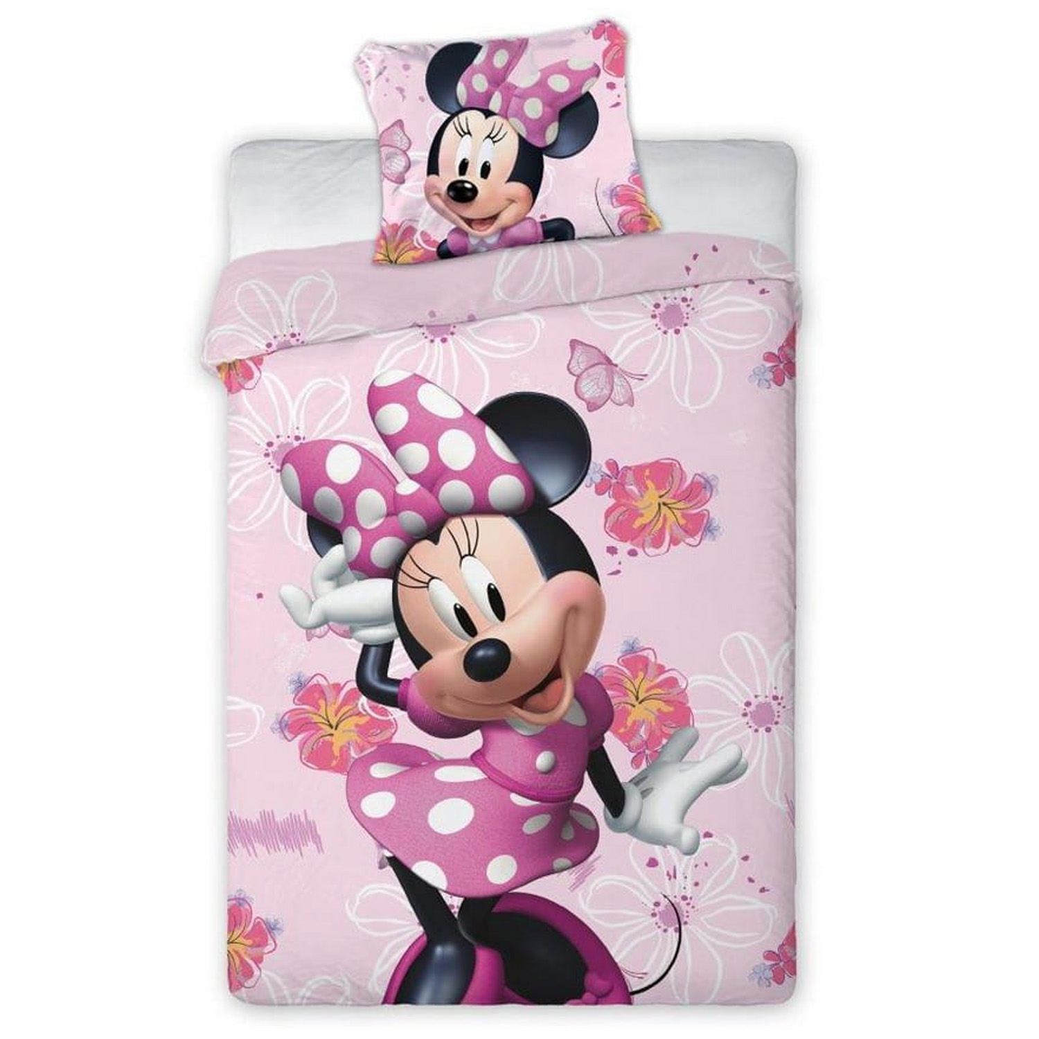 Pościel 160x200 Myszka Minnie 002 bawełniana