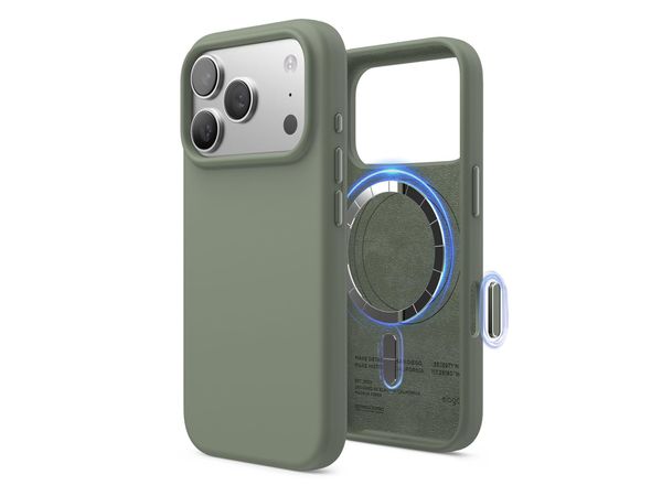 Elago Magsafe Silicon Case do iPhone 17 PRO Khaki Green ES17MSSC63PRO-KGR