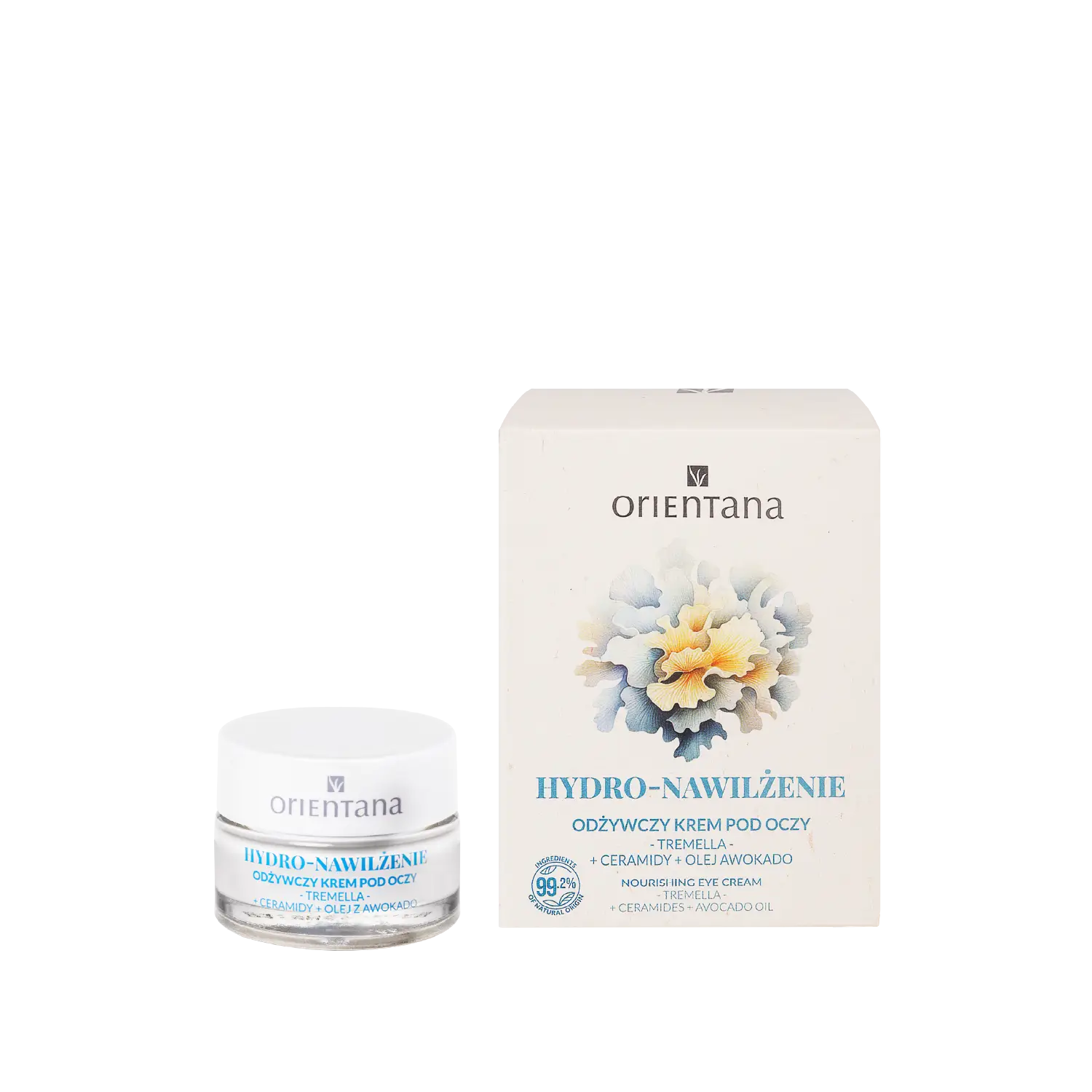 Odżywczy krem pod oczy z Ceramidami, Tremellą i Olejem awokado 15 ml