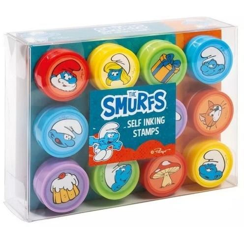 Pieczątki samotuszujące Smerfy - zabawka