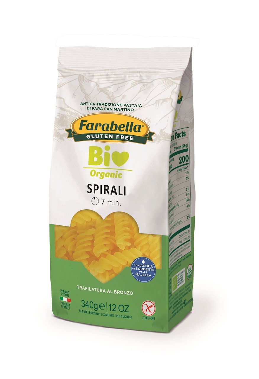 Farabella Makaron (kukurydziano - ryżowy) świderki 340 g Bio - makaron