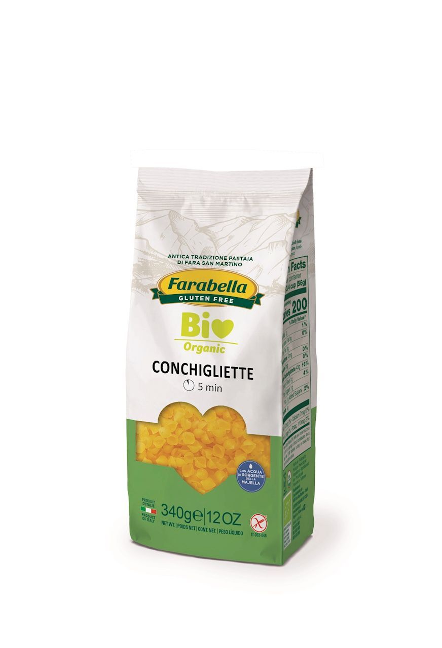 Farabella Makaron (kukurydziano - ryżowy) conchigliette 340 g Bio - makaron