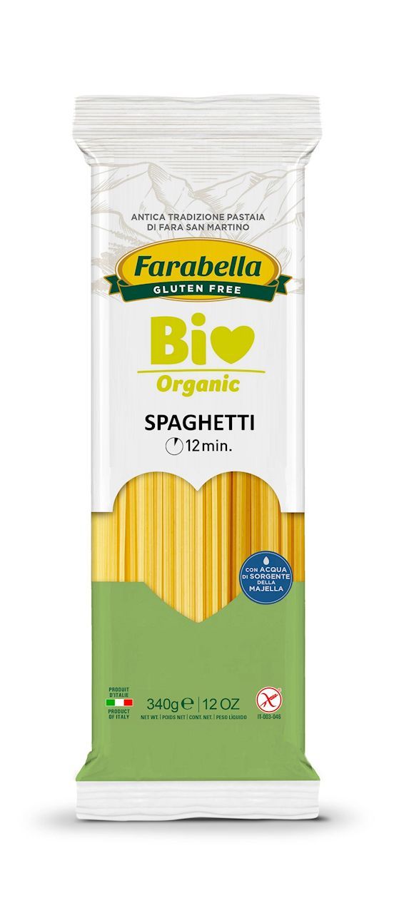 Farabella Makaron (kukurydziano - ryżowy) spaghetti 340 g Bio - makaron