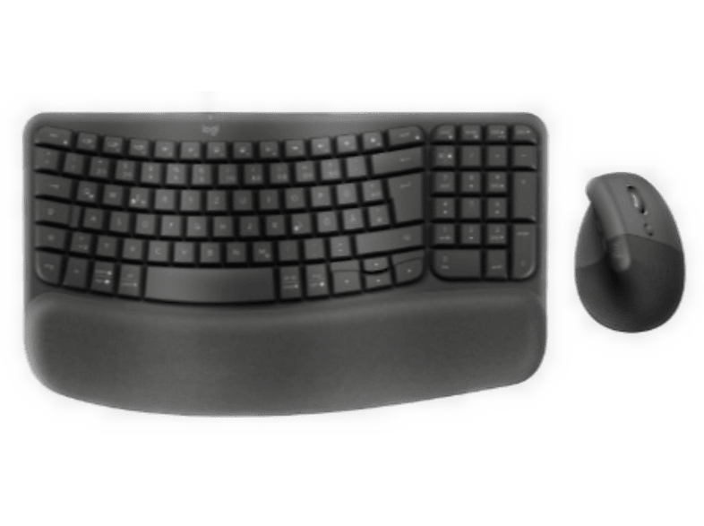 Zestaw klawiatura + LOGITECH Combo Wave keys Lift Grafitowy