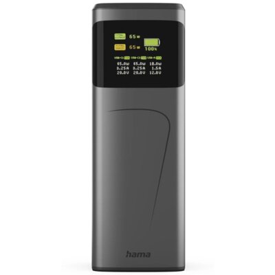 Powerbank HAMA Power Pack 20000 mAh High Power 65W Szary