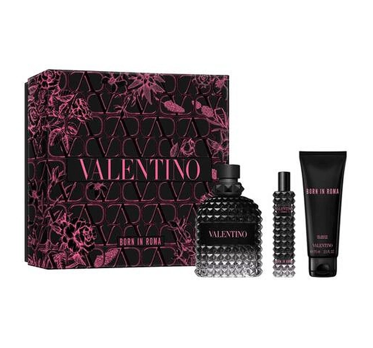 Valentino Uomo Born In Roma woda toaletowa spray 100 ml + 15 ml + żel pod prysznic 75 ml