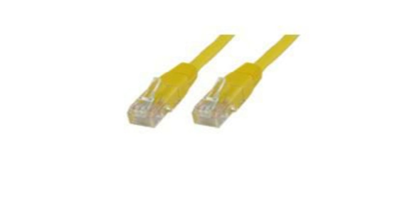 Microconnect 20m Cat5e UTP kabel sieciowy Żółty U/UTP (UTP) B-UTP520Y
