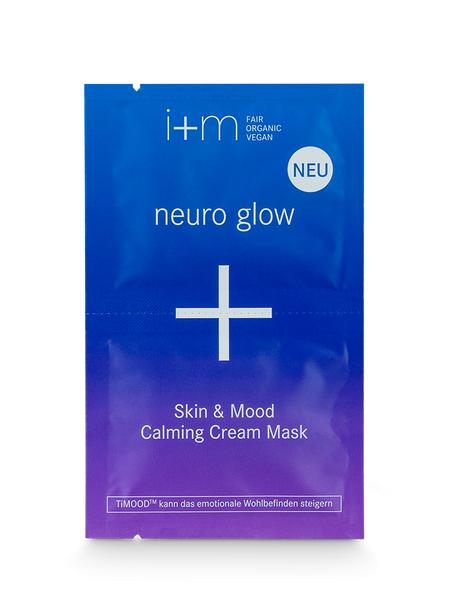 Kremowa maseczka rozświetlająco-kojąca NEURO GLOW 2x4ml i+m Naturkometik Berlin