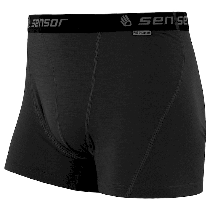Spodenki męskie Sensor Merino Active Rozmiar: XXL / Kolor: czarny