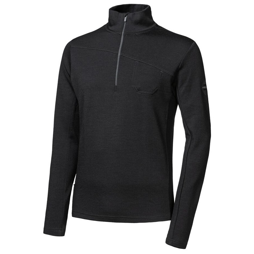 Męska bluza Sensor Merino Extreme Up zip Rozmiar: M / Kolor: czarny