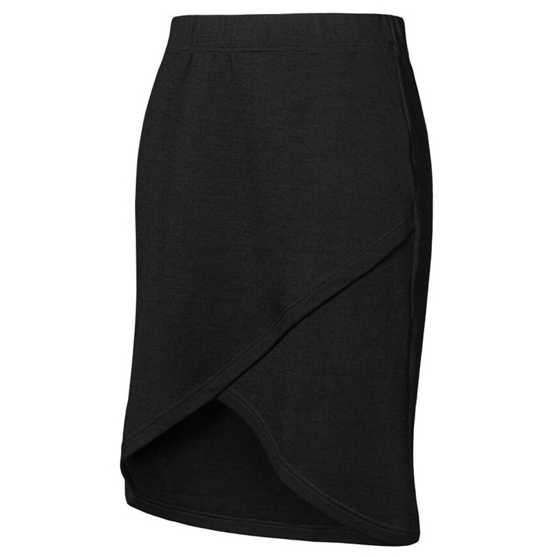 Damska spódnica zimowa Sensor Merino Extreme Up Rozmiar: L / Kolor: czarny