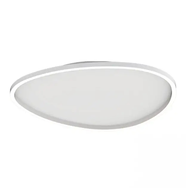Sufitowy plafon do kuchni 23209 LED 39W 3000K owalny biały