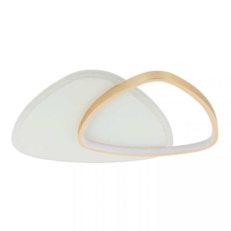 Ściemnialna lampa sufitowa 23093 LED 36W 3000K do jadalni biały złoty