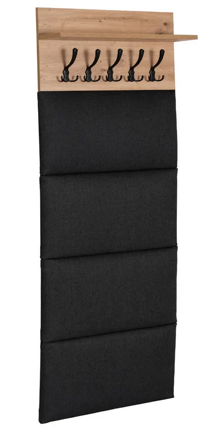 Wieszak ścienny do przedpokoju tapicerowany 60 cm N9-C11