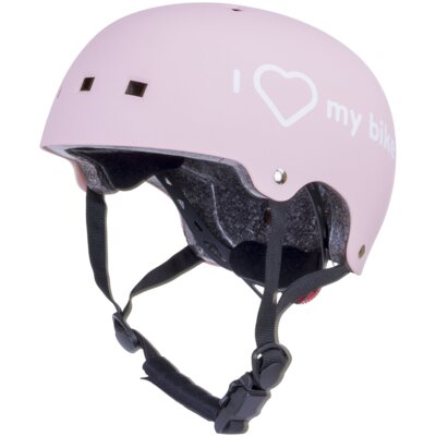 Kask SUN BABY I Love My Bike Różowy dla Dzieci z lampką ( S)