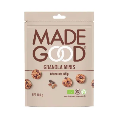 Madegood Granola kulki z czekoladą 100 g Bio