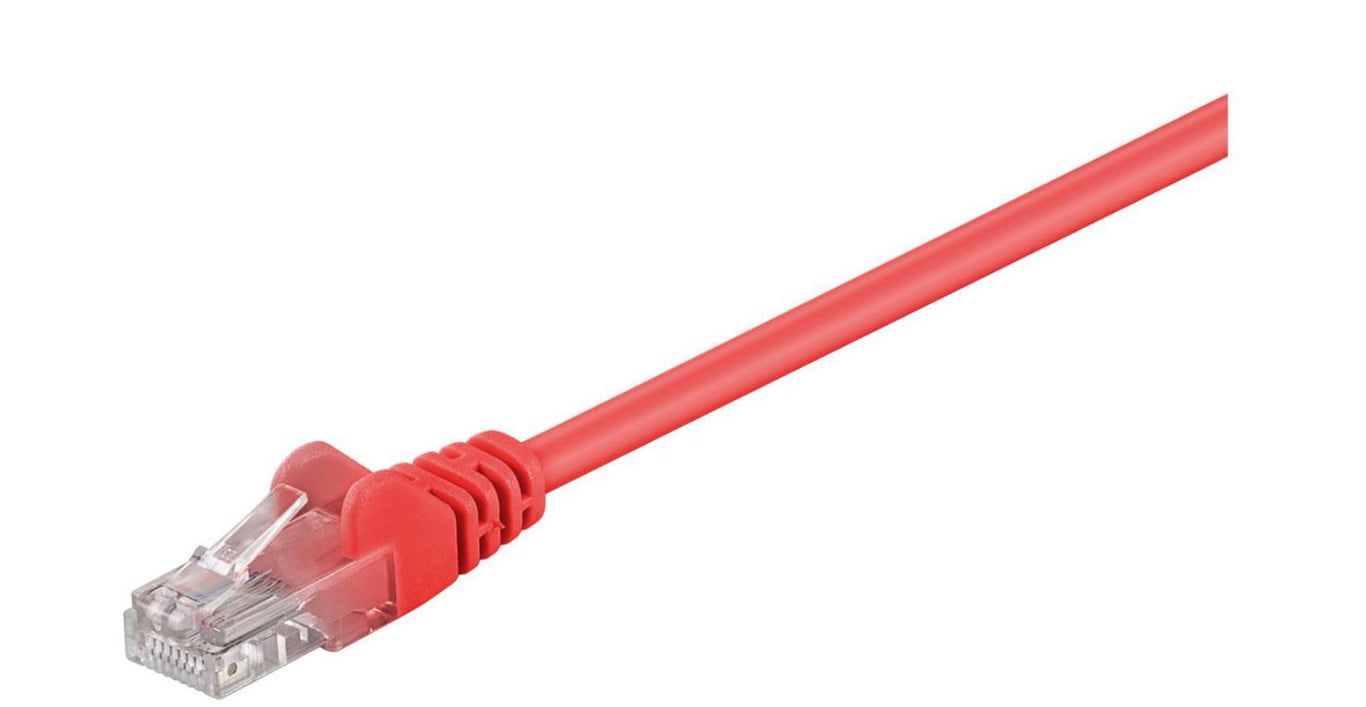 Microconnect B-UTP5075R kabel sieciowy Czerwony 7,5 m Cat5e U/UTP (UTP)
