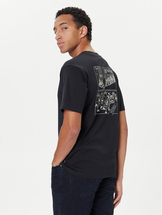 New Balance T-Shirt MT53921 Czarny Regular Fit