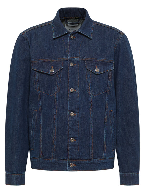 Mustang Kurtka jeansowa Dallas 1016830 Niebieski Regular Fit