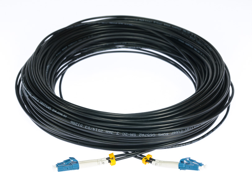 Patchcord zbrojony outdoor Opto LC/UPC-LC/UPC, SM, duplex, 200m