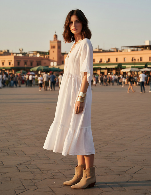 Komplet bransoletek ze skóry naturalnej