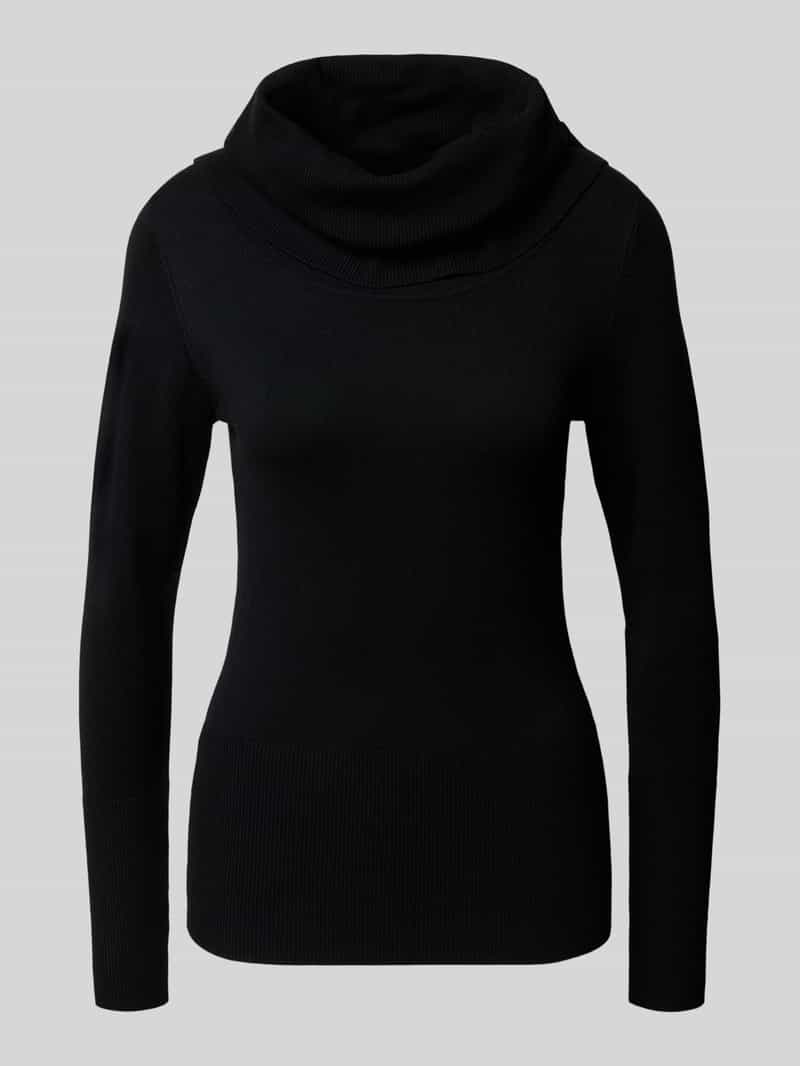 Bluzka z długim rękawem o kroju slim fit z mieszanki wiskozy model ‘Dollie’