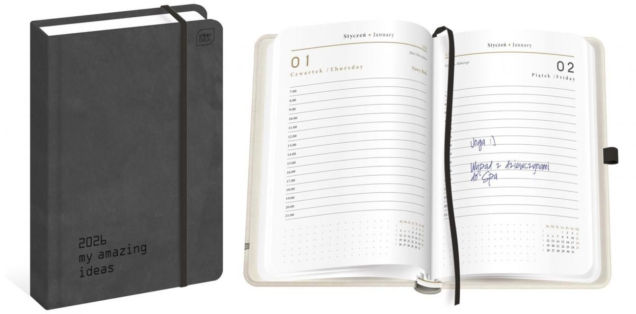 Kalendarz 2026 książkowy A5384k MatUV Ideas - kalendarz