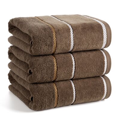 Ręcznik Nel 30 x 50 cm brązowy