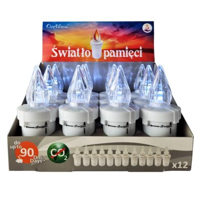 Wkład LED Memor 2xR6 10,5 cm zimny biały 1 szt.