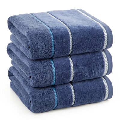 Ręcznik Nel 70 x 140 cm granatowy