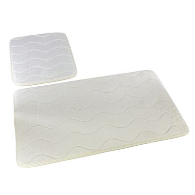 Dywanik łazienkowy SUMBA kpl 2 szt., LZ(23) ECRU 34 (45x75+45x35)