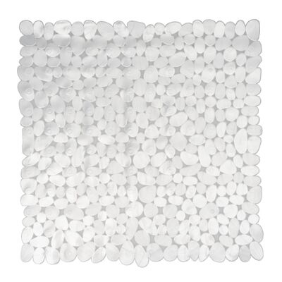 Mata do prysznica Stone 52 x 52 cm biały