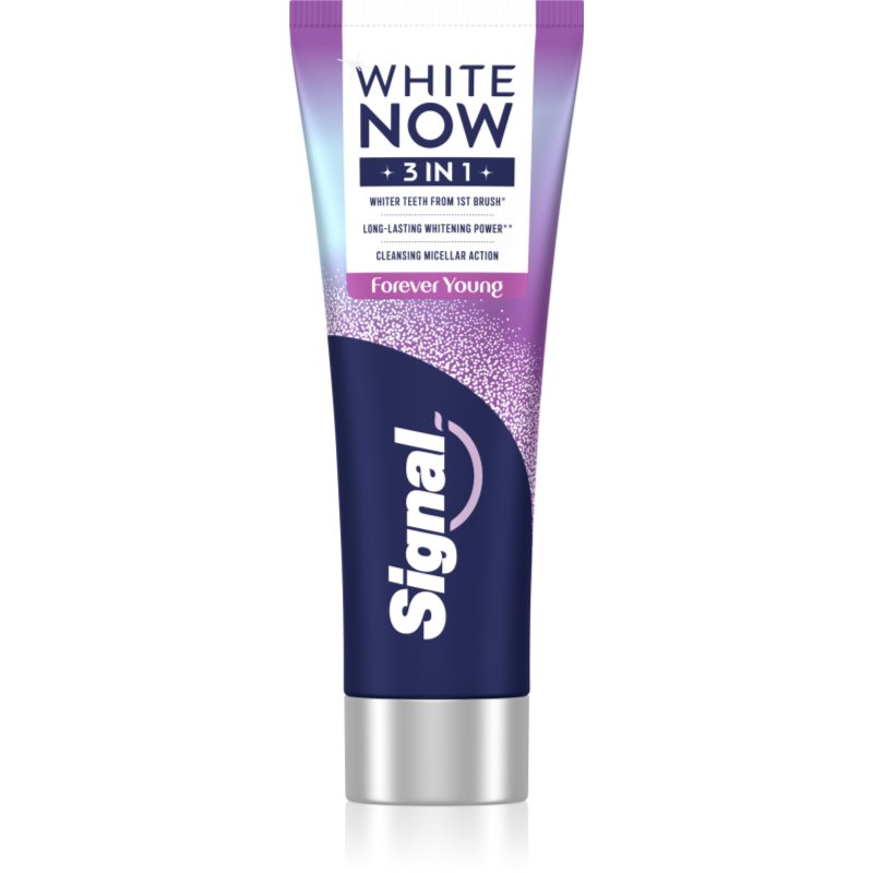 Signal White Now 3-in-1 wybielająca pasta do zębów Forever Young 75 ml