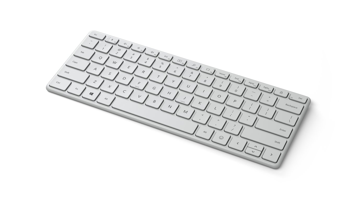 Microsoft Designer Compact Keyboard Bluetooth QWERTZ Biały 21Y-00037