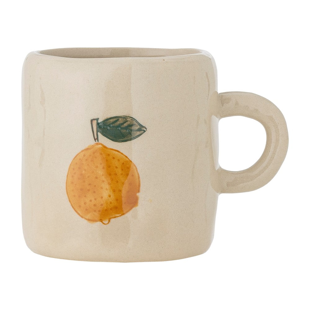 Kremowy ceramiczny kubek dla dzieci 230 ml Agnes – Bloomingville Mini