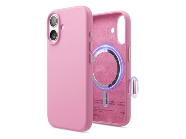 Elago Magsafe Silicon Case do iPhone 17 Hot Pink ES17MSSC61-HPK