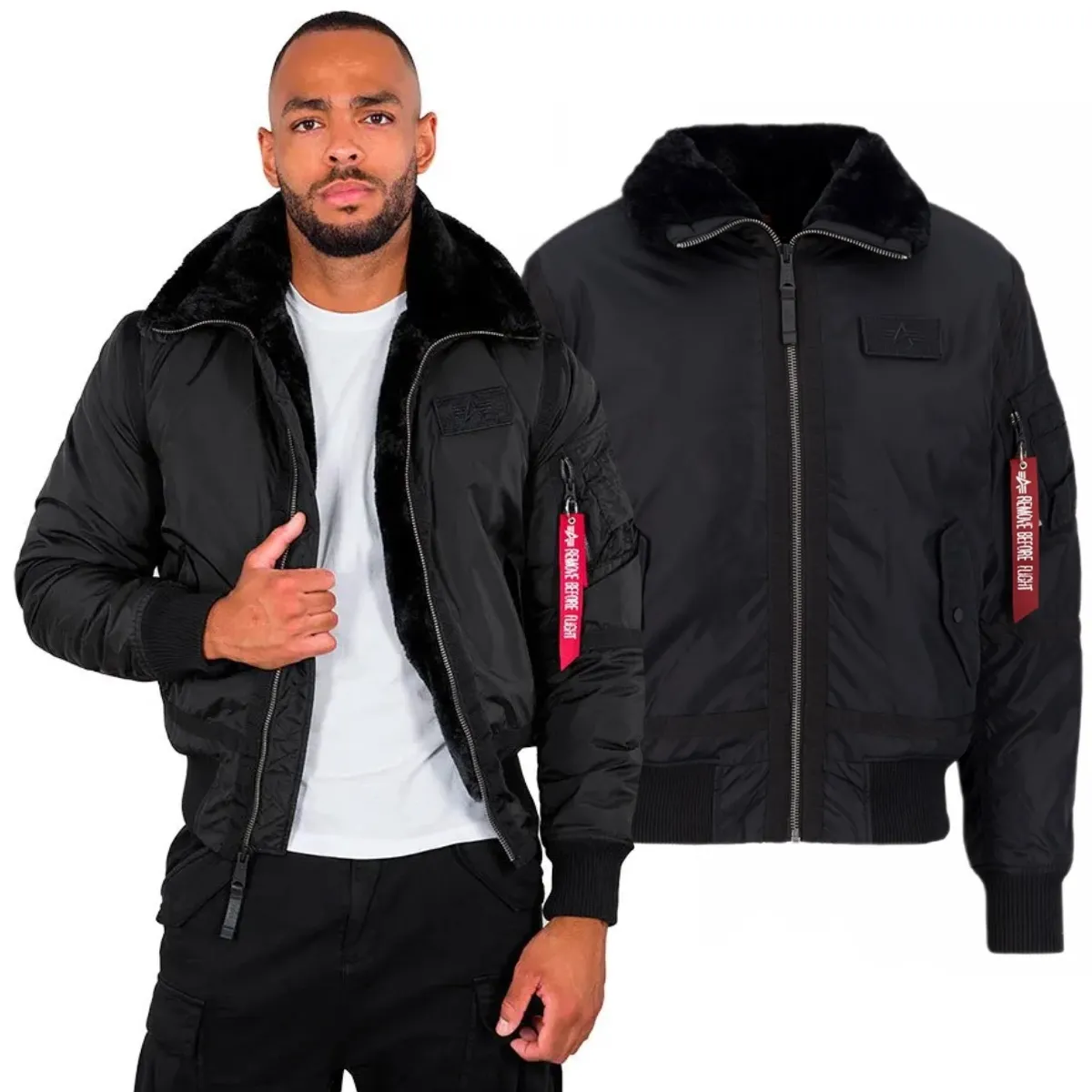 Alpha Industries Kurtka B15-3 TT 198122 03 - Czarna