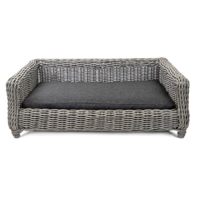 Legowisko dla psa LET'S SLEEP Cozy Basket Rieten Hondenmand M Antracytowy