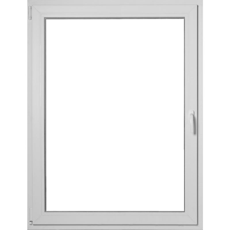 Okno PCV 3-szybowe fasadowe MD85 ANTR03 O15 antracytowe 865x1135 mm rozwierno-uchylne lewe