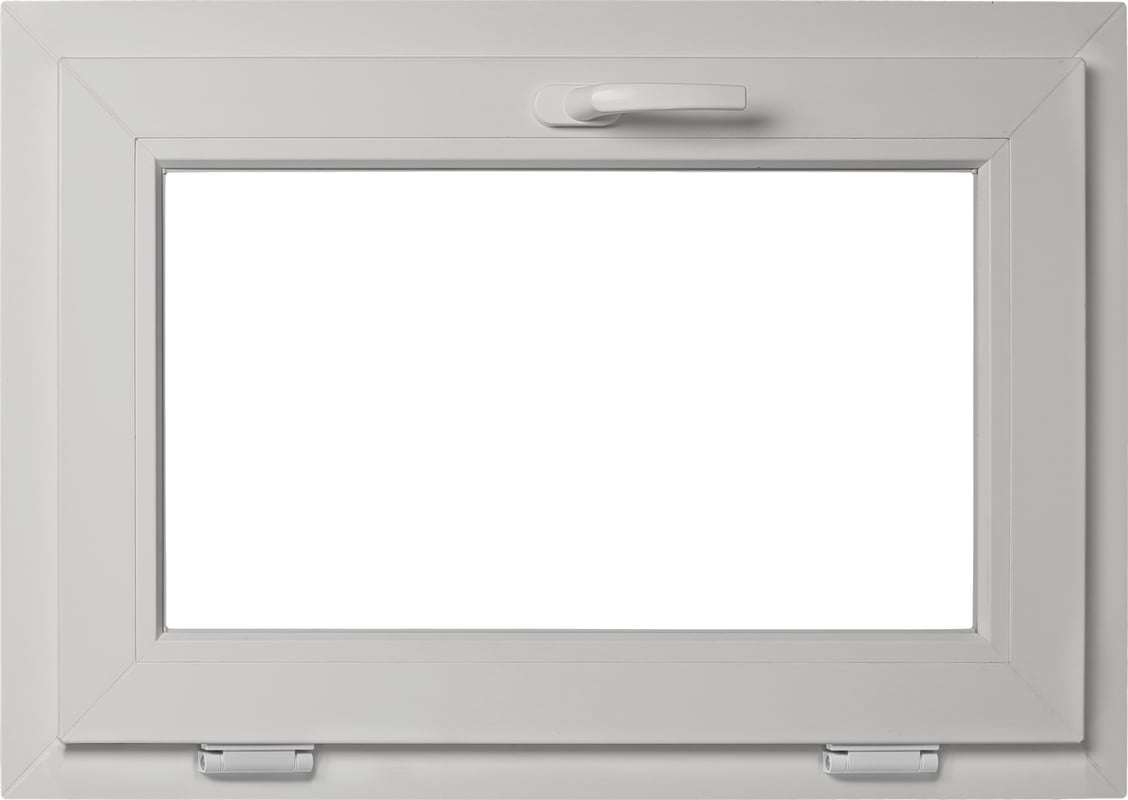 Okno PCV 3-szybowe fasadowe MD85 ANTR03 O2 antracytowe 865x535 mm uchylne