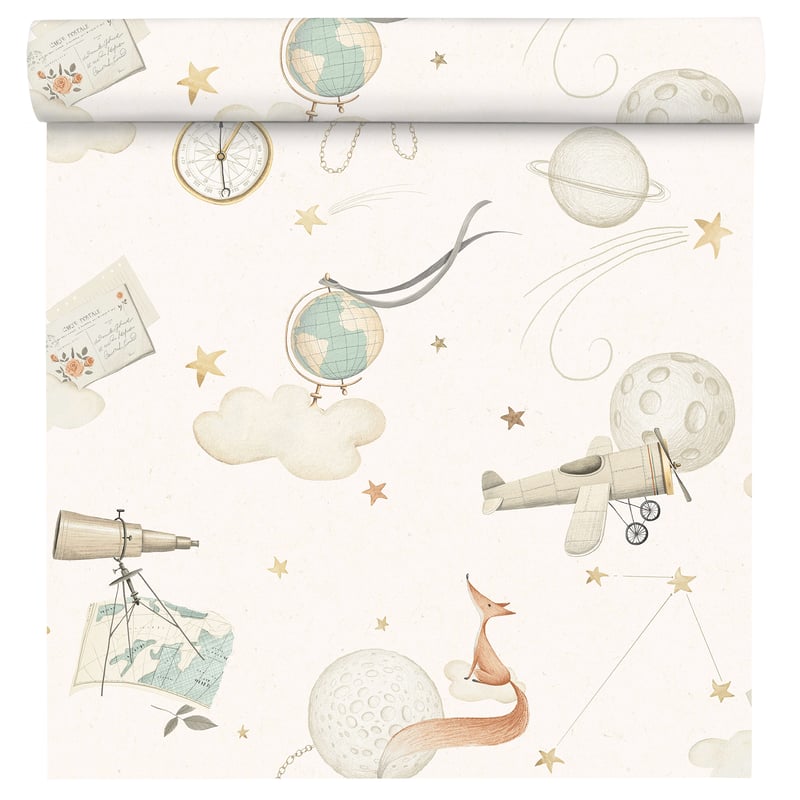 Tapeta dziecięca Kids Dreaming Fox winylowa na flizelinie