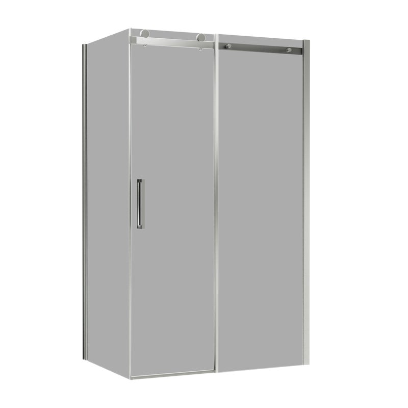 Kabina prysznicowa prostokątna 100x80x200 cm Laurena profile chromowane Wellneo