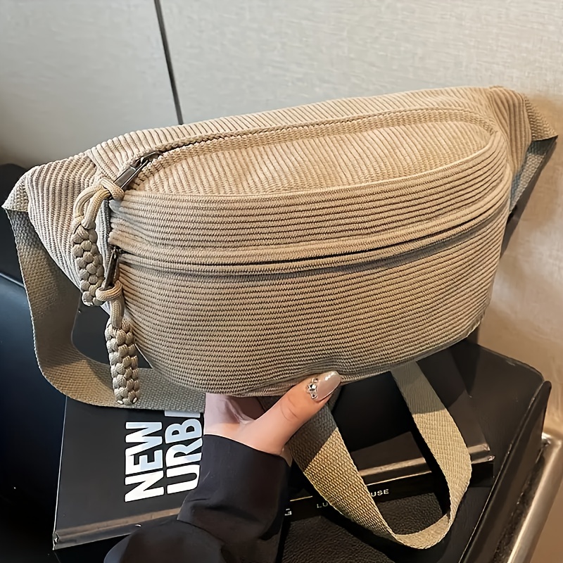 TEMU Pluszowo-Pikowana Torba Damska z Regulowanych Pasków, Jednokolorowy Krzyżak na Ramię do Codzinnych Zapaszeń i Wyjazdowych Portfel lub Etui Na