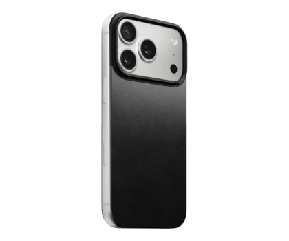 Nomad Magnetic Leather Back na iPhone 17 Pro MagSafe black