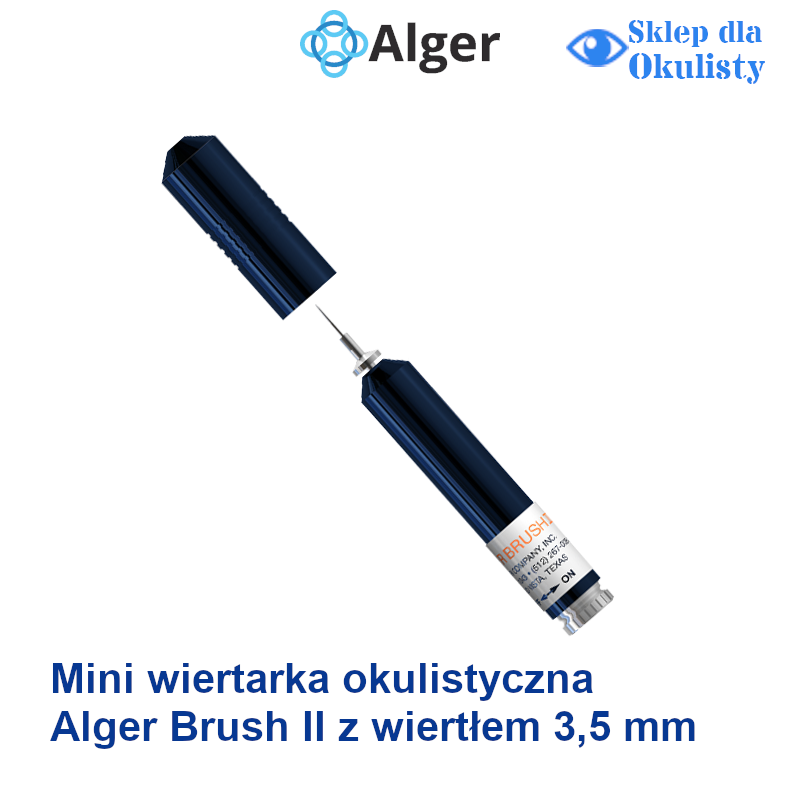 Wiertarka okulistyczna ALGERBRUSH II z wiertłem 3,5mm